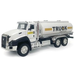 Alloy+PC Pull Back Tanker Trailer Truck Model Car Diecast Kids Toy Vehicle 1/50[