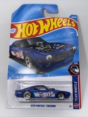 Hot Wheels Team Wheels 1970 Pontiac Firebird 3/5 1:64 Blue/White/Red (201/250)