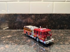 Code 3 Collectibles Custom Los Angeles County Fire Department KME Engine No. 31
