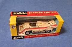 VINTAGE SOLIDO L&M PORSCHE CAN AM DIECAST #7 w/ORIGINAL BOX **1:43**NICE**
