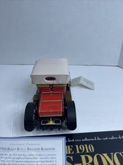FRANKLIN MINT 1910 ROLLS ROYCE SILVER GHOST BALLOON ROADSTER W/ Paperwork