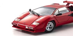 [NO BOX] KYOSHO ORIGINAL 1/18 Lamborghini Countach LP500S Red [No.KS08320B]