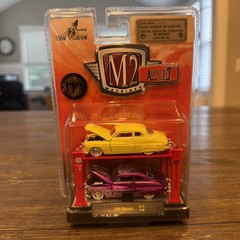 New M2 MACHINES 1:64 AUTO-LIFT 1949 MERCURY Diecast Cars Package Of 2 From 2015
