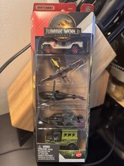 2025 Jurassic World Rebirth Matchbox 5 pack New Sealed 🚨HARD TO FIND!🚨