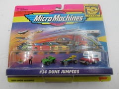 1996 Galoob Micro Machines #34 Dune Jumpers Set 75030 Moto X Team Camper Manx