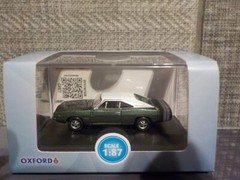 Dodge Charger – Racing 1968 – Green -Oxford Diecast – 1/87 – 87DC68005