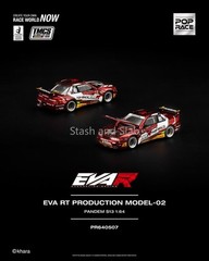 Pop Race 1:64 Pandem S13 EVANGELION RACING Model 02 TMCS Malaysia Limited Car