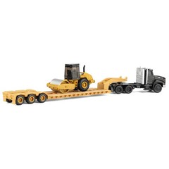 Diecast Masters 1/87 Kenworth T880 Semi Truck & CAT Roller 84425