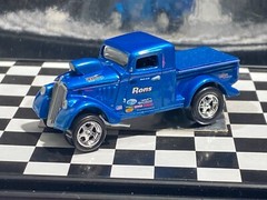 1/64 1933 WILLYS RONS GASSER PICKUP BLUE M39