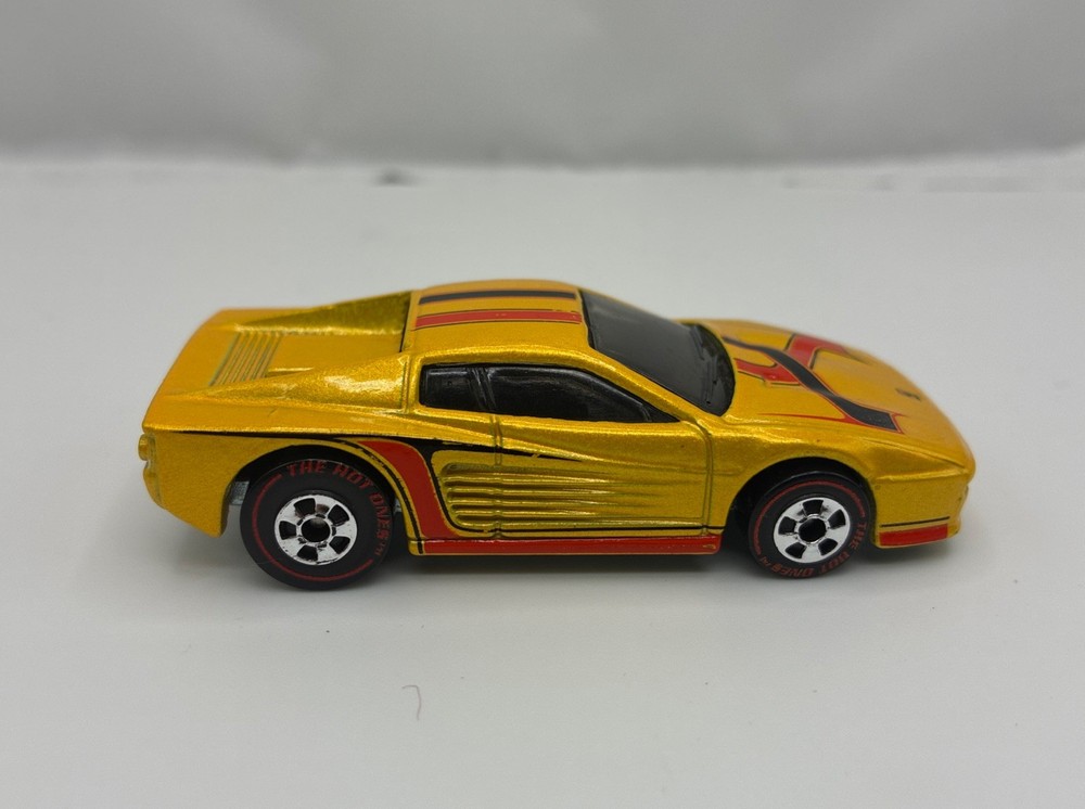 Hot Wheels The Hot Ones•CHASE•Ferrari 512 Yellow• Blister Pull• LOOSE