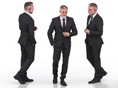 1:64 1:43 Business Gentleman Boss Miniature Figure Sand Table Model For Cars Veh