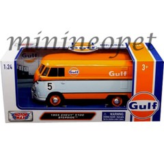 MOTORMAX 79649 VW VOLKSWAGEN TYPE 2 T1 DELIVERY VAN BUS 1/24 GULF OIL #5