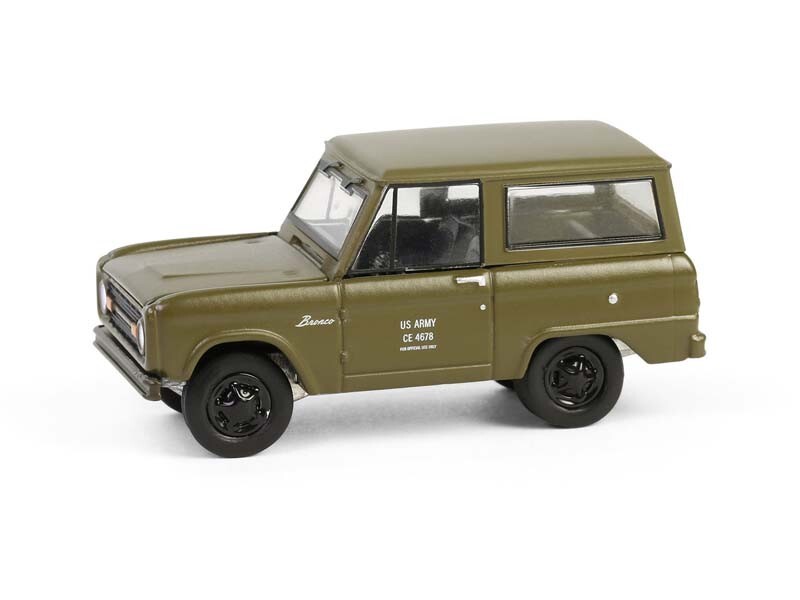 1966 Ford Bronco – U.S. Army Proposal 1:64 Scale Model – Greenlight 61050D
