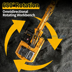 HobbyToki 1/14 RC Alloy Excavator Simulation Engineering Construction Vehicle
