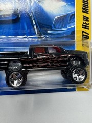 Hot Wheels 2007 New Models Black Dodge Ram 1500 Lifted #5 B3