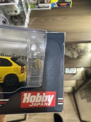 Hobby JAPAN 1:64 1997 Honda Civic Type R EK9 yellow with engine