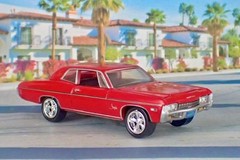 1967–1968 Chevrolet Caprice/Impala 396ci V8 Custom Coupe 1/64 Scale Ltd Edit E