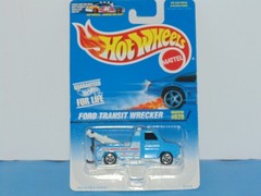 Hot Wheels Ford Transit Wrecker Blue NIB Collector #620
