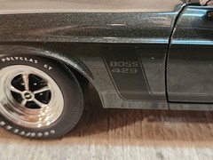 ACME 1:18-1969 FORD MUSTANG BOS 429 BLACK JADE -A1801888TG-TOM’S GARAGE 120 MADE