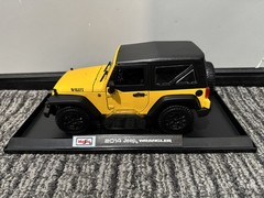 Maisto 1:18 Diecast Special Edition 2014 JEEP Wrangler Yellow NEW with BOX