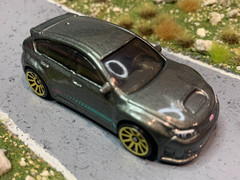 Hot Wheels, Subaru WRX STI, Gray, Loose