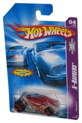 Hot Wheels X-Raycers Vandetta (2006) Transparent Red Toy Car 72/180 – (Glow In T