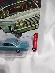Johnny Lightning 1962 Chevy Bel Air Twilight Blue Poly & Tuxedo Black Lot of 2