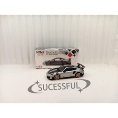 Mini GT 1/64 Porsche 911 GT2 RS Weissach Metallic #63 Diecast With Protector