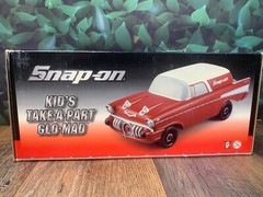 NEW IN BOX PLASTIC CROWN PREMIUMS SNAP-ON KID’S TAKE-A-PART GLO-MAD 57 CHEVY SS