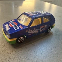 Majorette Golf No.264 Racing #25 Blue Diecast Car Vintage 1/56 France – 80s toy