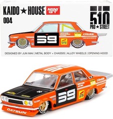 Kaido House x Mini GT Datsun 510 Pro Street SK510 Orange 1:64 KHMG004