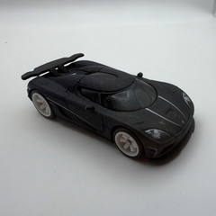 Hot Wheels Mattel Koenigsegg Agera R Black 1:64 Diecast Car HW Exotics 2014