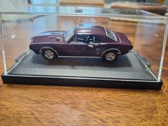 ERTL AMERICAN MUSCLE – 1967 Firebird Diecast w/Display Case Only, No Box 1:43