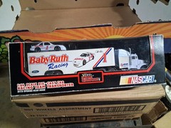 Autographed 1992 Jeff Gordon #1 BABY RUTH Transporter /car.1/64.Black Box