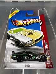 2012 Hot Wheels RIVITED Silver HW RACING 147/250