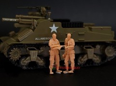 1/72 1/64 87 2pcs soldiers Vietnam War US Military Commander Mini Figure