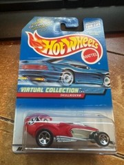 2000 Hot Wheels Virtual Collection Skullrider #138 (Regular Card)