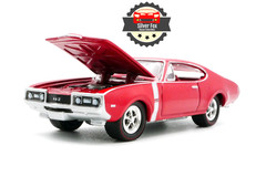 1968 OLDSMOBILE CUTLASS 442 RED 1:64 SCALE DIECAST COLLECTOR MODEL CAR