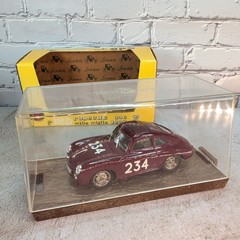 Brumm Porsche 356 Mille Miglia 1952 Unisex 1/43 Burgundy Good r120 Serie Oro