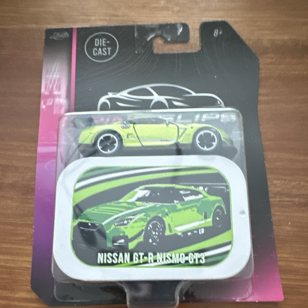 Jada Toys Pink Slips Nissan GT-R Nismo GT3 2024 1:64 Diecast Green/Black