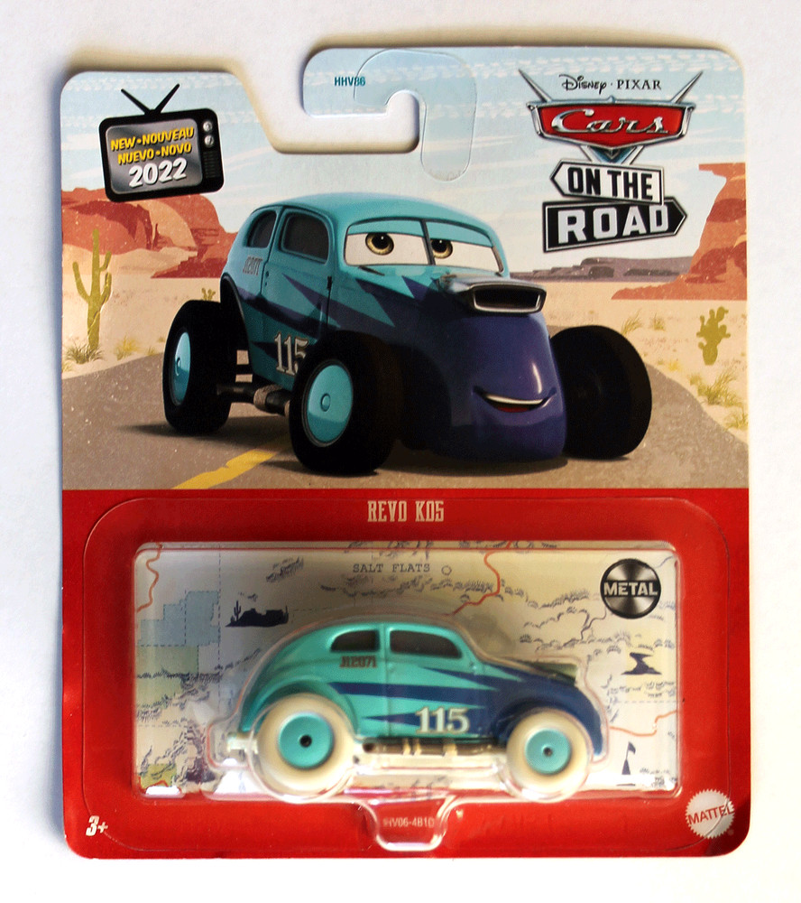 Disney Pixar Cars On the Road 2022 REVO KOS Metal Imperfect Packaging