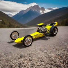 1320 The Diggers Fuel Dragster # 1302 Greer Prudhomme NEVER DISPLAYED Very Nice