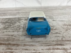 Damaged Patina ERTL 1957 Blue Chevrolet Bel Air 1:43 Diecast Hard Top