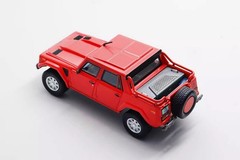 Shadow Pro 1/64 Scale Lanborghini LM002 Red Diecast Model Car Toy Gift