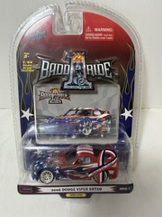 1 Badd Ride Series 5 Diecast 2006 Dodge Viper SRT10 #31640 Red White & Blue 1:64