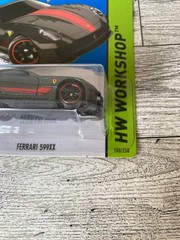 Hot Wheels Ferrari 599XX – HW Workshop – 2013 – Grey – New – Mainline