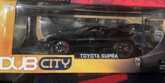 Jada toys dub city 1/18 Toyota Supra Black Super Rare New Diecast Import Racer