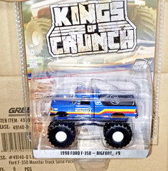 GreenLight *KINGS CRUNCH 14* = BIGFOOT #9 1990 Ford F-250 Monster Truck jam