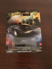 2025 HOT WHEELS PREMIUM CAR CULTURE LANCIA STRATOS ZERO BLACK CHASE 0/5