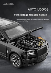 1:32 Rolls Royce Cullinan Alloy Car Model With Light Sounds Children’s Toys